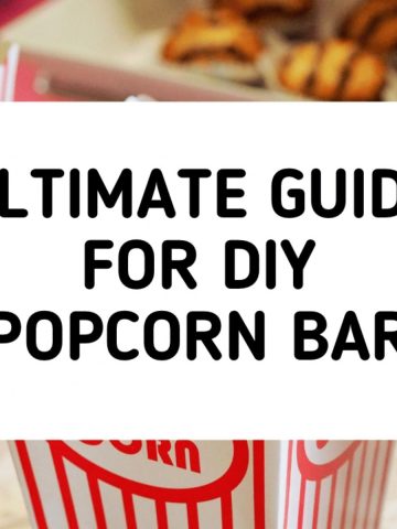 ideas for popcorn bar