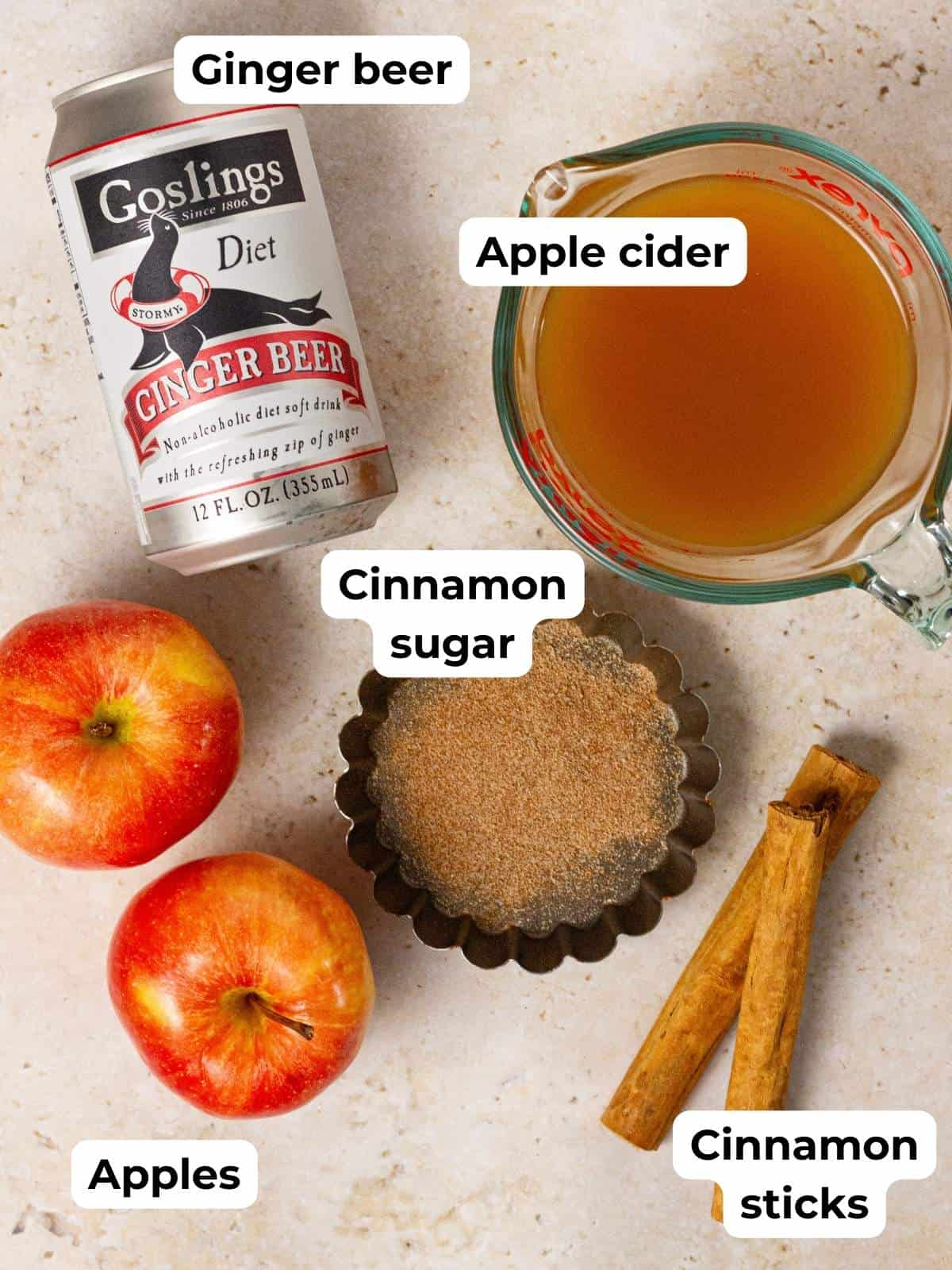 apple cider mocktail ingredients