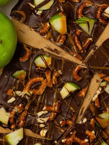 caramel apple bark
