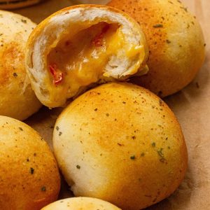 pimento cheese bombs with bite taken out